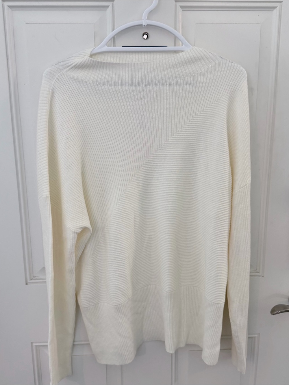 Talbots Ribbed Mock Neck Sweater XLP | NWT Cream